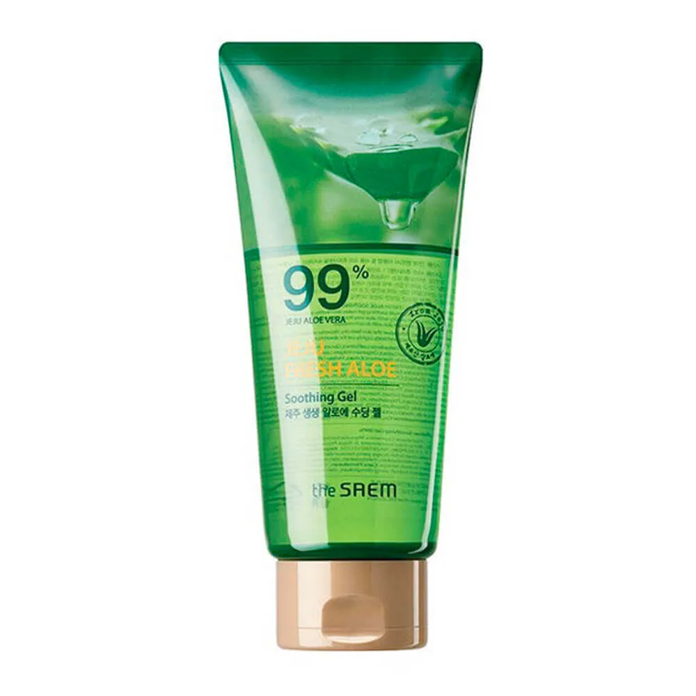 Универсальный гель алоэ для лица и тела The Saem Jeju Fresh Aloe Soothing Gel 99% Универсальный гель алоэ для лица и тела The Saem Jeju Fresh Aloe Soothing Gel 99%