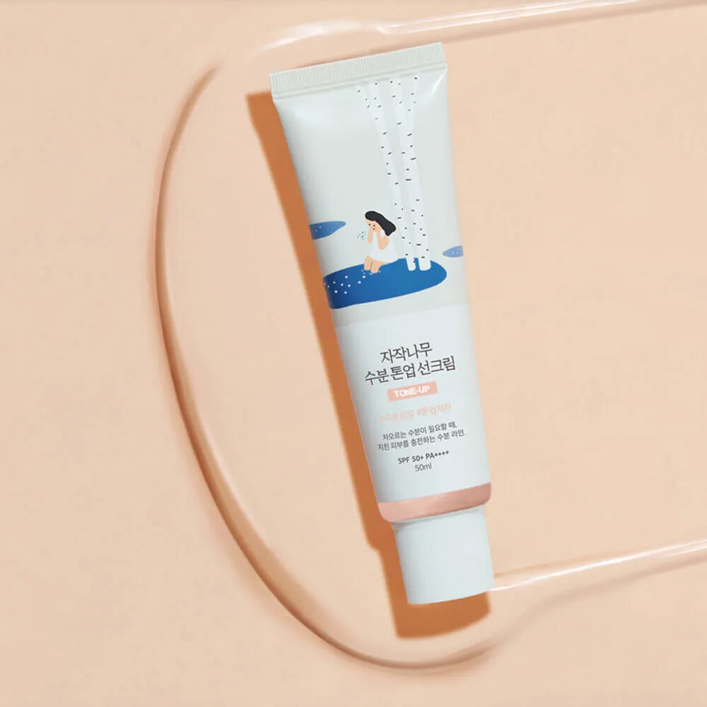 Тонирующий солнцезащитный крем с березовым соком Round Lab Birch Juice Moisturizing Tone-Up Sunscreen SPF50+ PA++++ Round Lab Birch Juice Moisturizing Tone-Up Sunscreen SPF50+ PA++++ 3