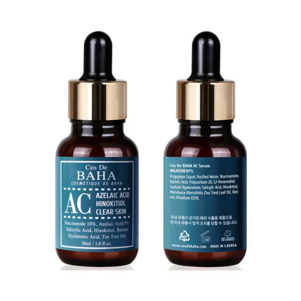 Интенсивная сыворотка против акне Cos De Baha Azelaic Acid Hinokitiol Clear Skin Cos De Baha Azelaic Acid Hinokitiol Clear Skin 3
