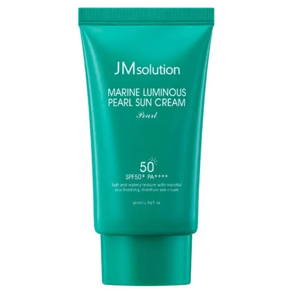 Выравнивающий солнцезащитный крем с экстрактом жемчуга JMsolution Marine Luminous Pearl Sun Cream SPF50+ PA++++