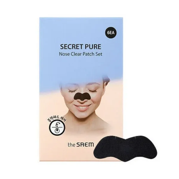 Набор очищающих масок для носа от черных точек The Saem Secret Pure Nose Clear Patch Set
