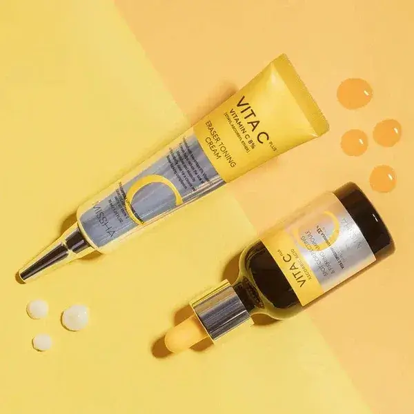 Мягкий осветляющий крем с 8% витамина C Missha Vita C Plus Eraser Toning Cream C Missha Vita C Plus Eraser Toning Cream 5
