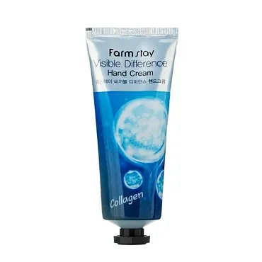 Омолаживающий крем для рук с коллагеном FarmStay Visible Difference Hand Cream Collagen