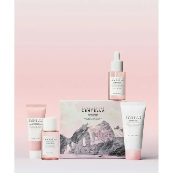 Дорожный набор миниатюр для сужения пор SKIN1004 Madagascar Centella Poremizing Travel Kit