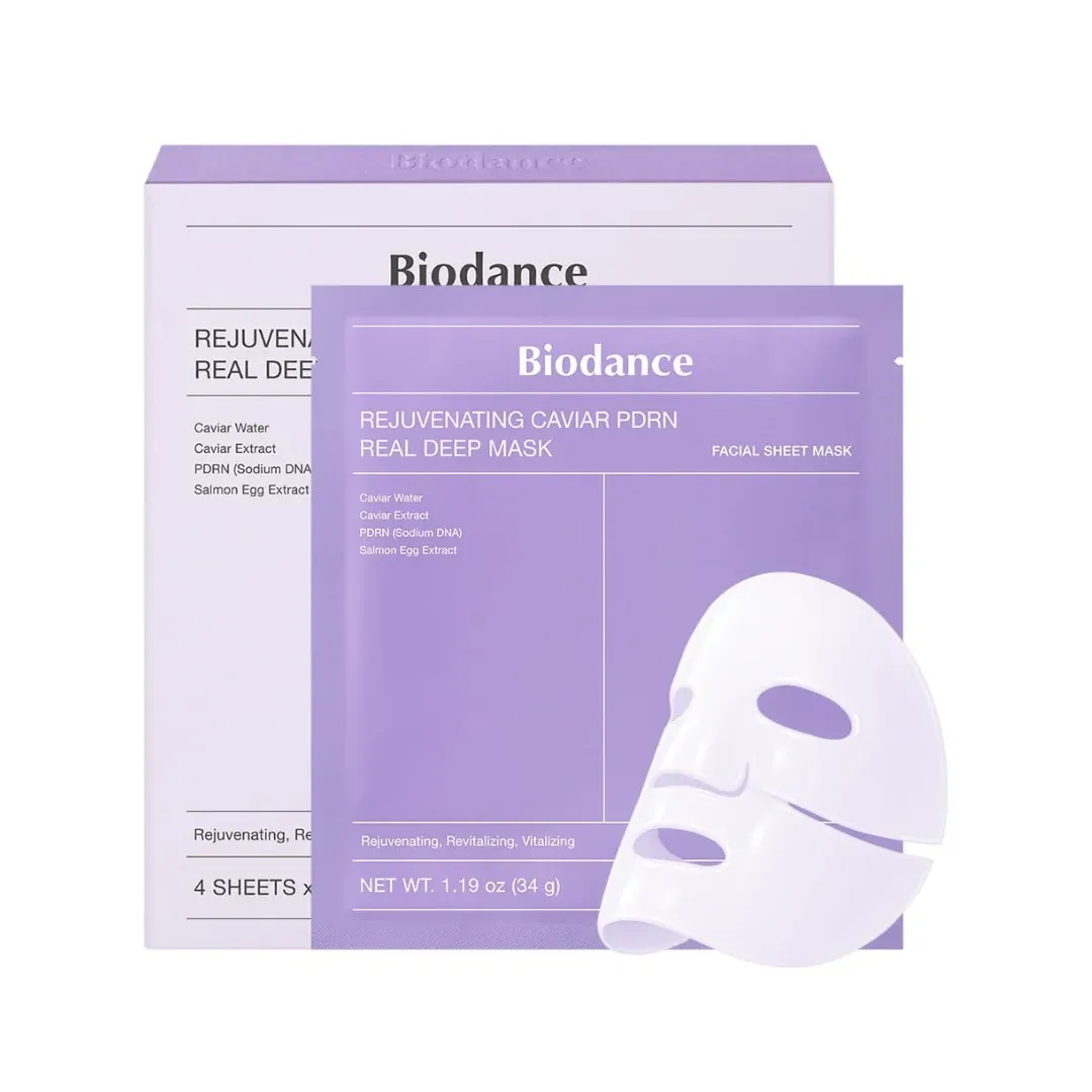 Ночная гидрогелевая маска с ПДРН и икрой для упругости кожи Biodance Rejuvenating Caviar PDRN Real Deep Mask Biodance Rejuvenating Caviar PDRN Real Deep Mask 5