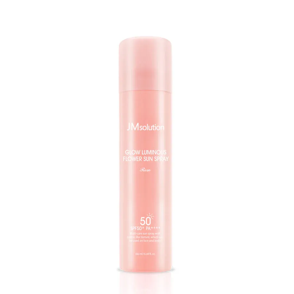 Омолаживающий солнцезащитный спрей с розой и пептидами JMsolution Glow Luminous Flower Sun Spray SPF50+ PA++++ Омолаживающий солнцезащитный спрей с розой и пептидами JMsolution Glow Luminous Flower Sun Spray SPF50+ PA++++