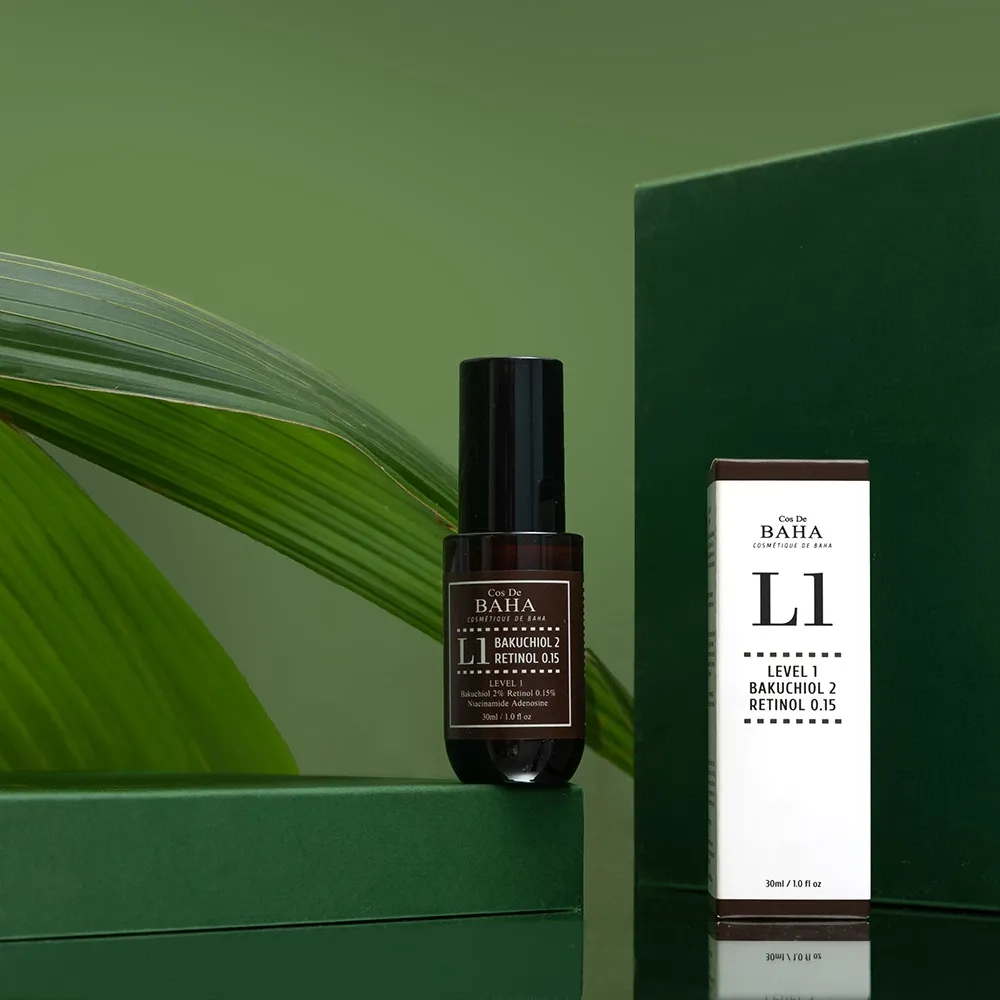 Антивозрастная сыворотка с бакучиолом и ретинолом Cos De Baha L1 Bakuchiol Retinol Serum Cos De Baha L1 Bakuchiol Retinol Serum 4