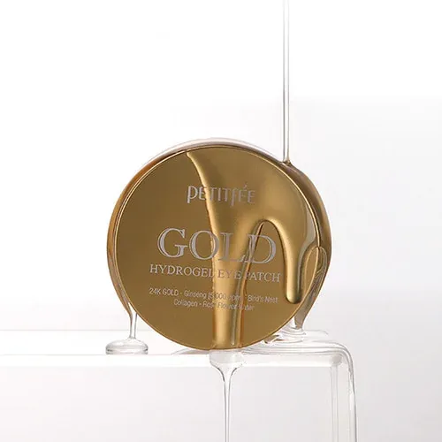 Омолаживающие патчи для век с золотом и коллагеном Petitfee Gold Hydrogel Eye Patch Petitfee Gold Hydrogel Eye Patch 5