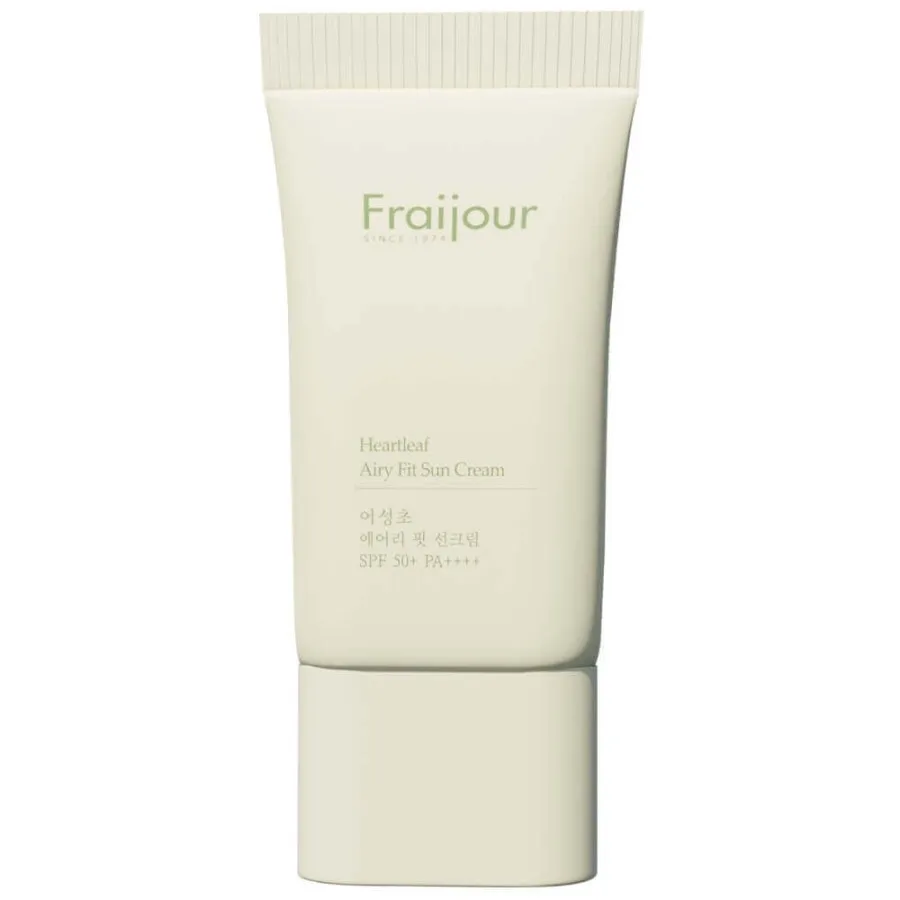 Лёгкий солнцезащитный крем с хауттюйнией Fraijour Heartleaf Airy Fit Sun Cream SPF50+ PA++++ Лёгкий солнцезащитный крем с хауттюйнией Fraijour Heartleaf Airy Fit Sun Cream SPF50+ PA++++
