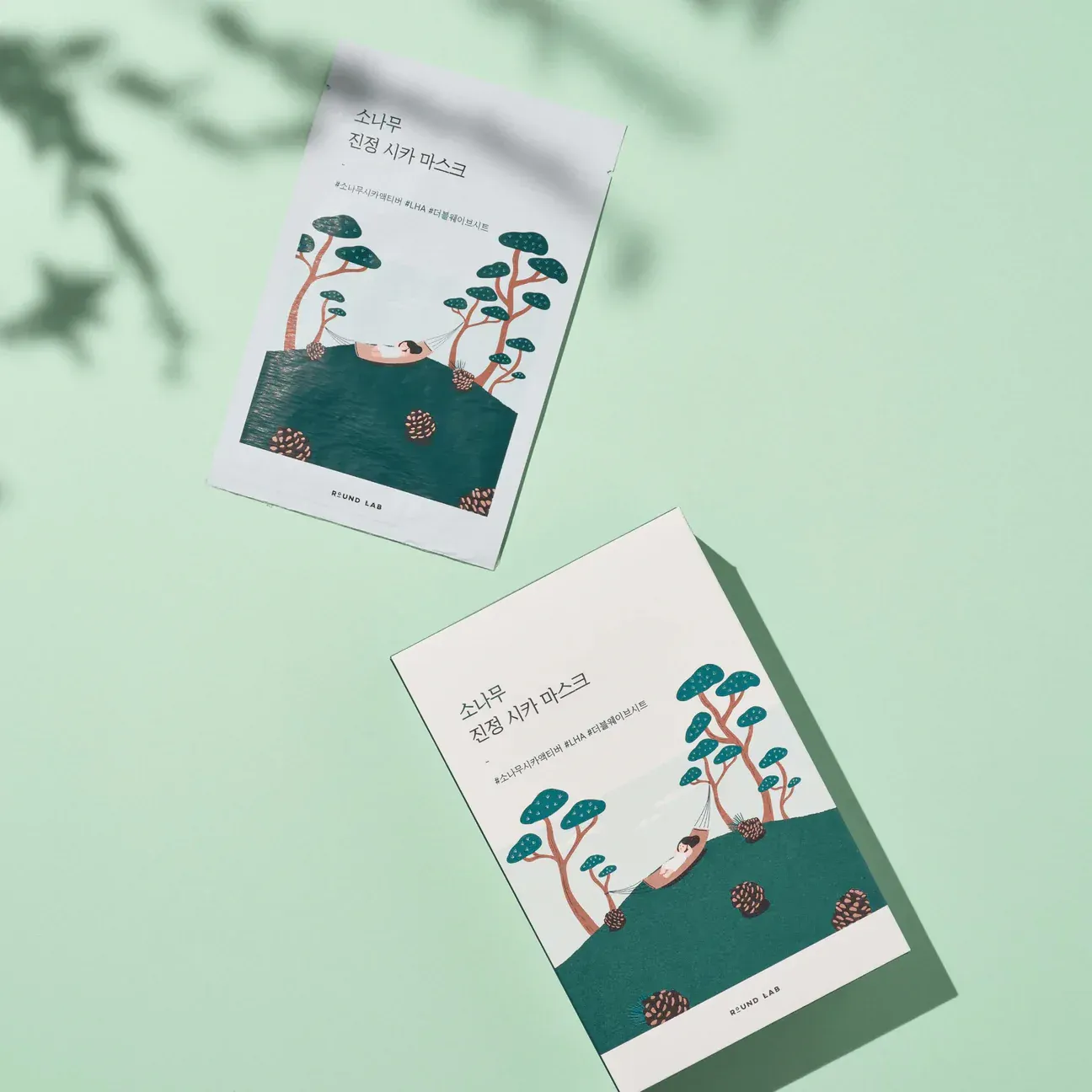 Успокаивающая маска с экстрактами сосны и центеллы Round Lab Pine Calming Cica Mask Sheet Round Lab Pine Calming Cica Mask Sheet 3