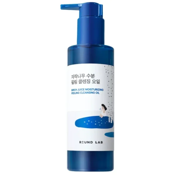 Гидрофильное масло с берёзовым соком Round Lab Birch Juice Moisturizing Peeling Cleansing Oil