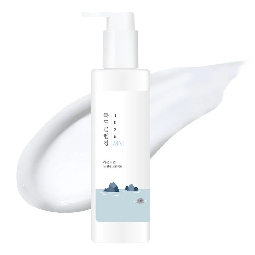 Нежное молочко для снятия макияжа с морской водой Round Lab 1025 Dokdo Cleansing Milk Round Lab 1025 Dokdo Cleansing Milk 2