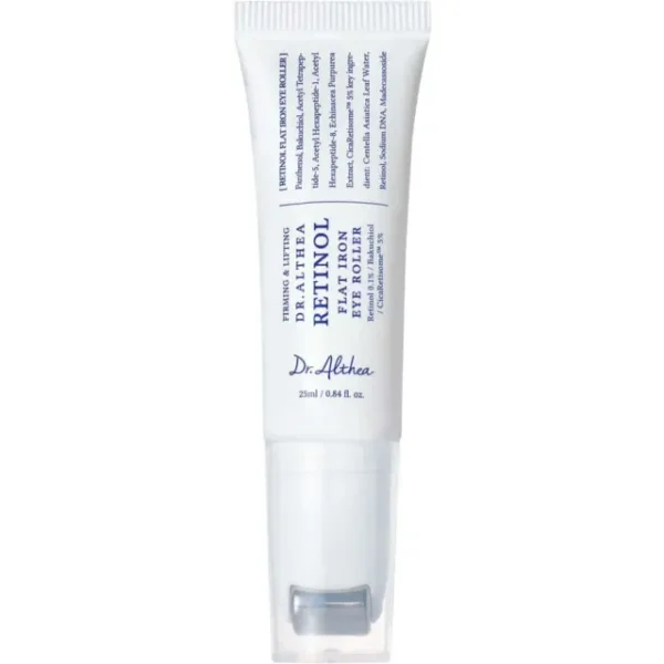 Антивозрастной массажный крем для век с 0,1% ретинолом Dr. Althea Retinol Flat Iron Eye Roller
