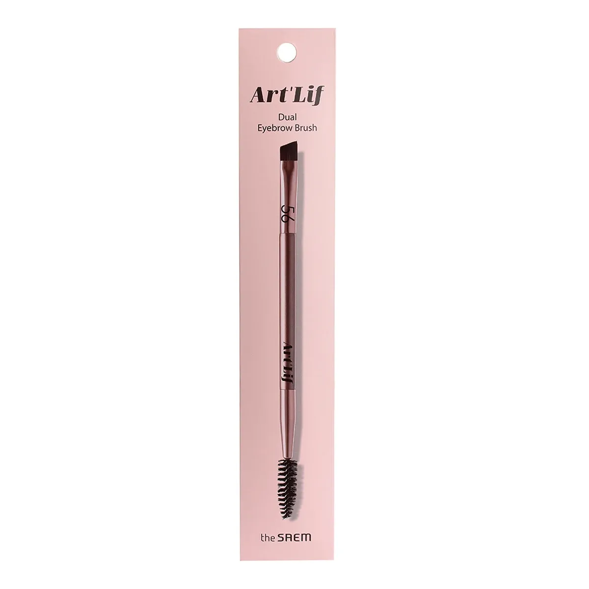 Двусторонняя кисть для бровей со щёточкой The Saem Art'Lif Dual Eyebrow Brush 56 Двусторонняя кисть для бровей со щёточкой The Saem Art'Lif Dual Eyebrow Brush 56
