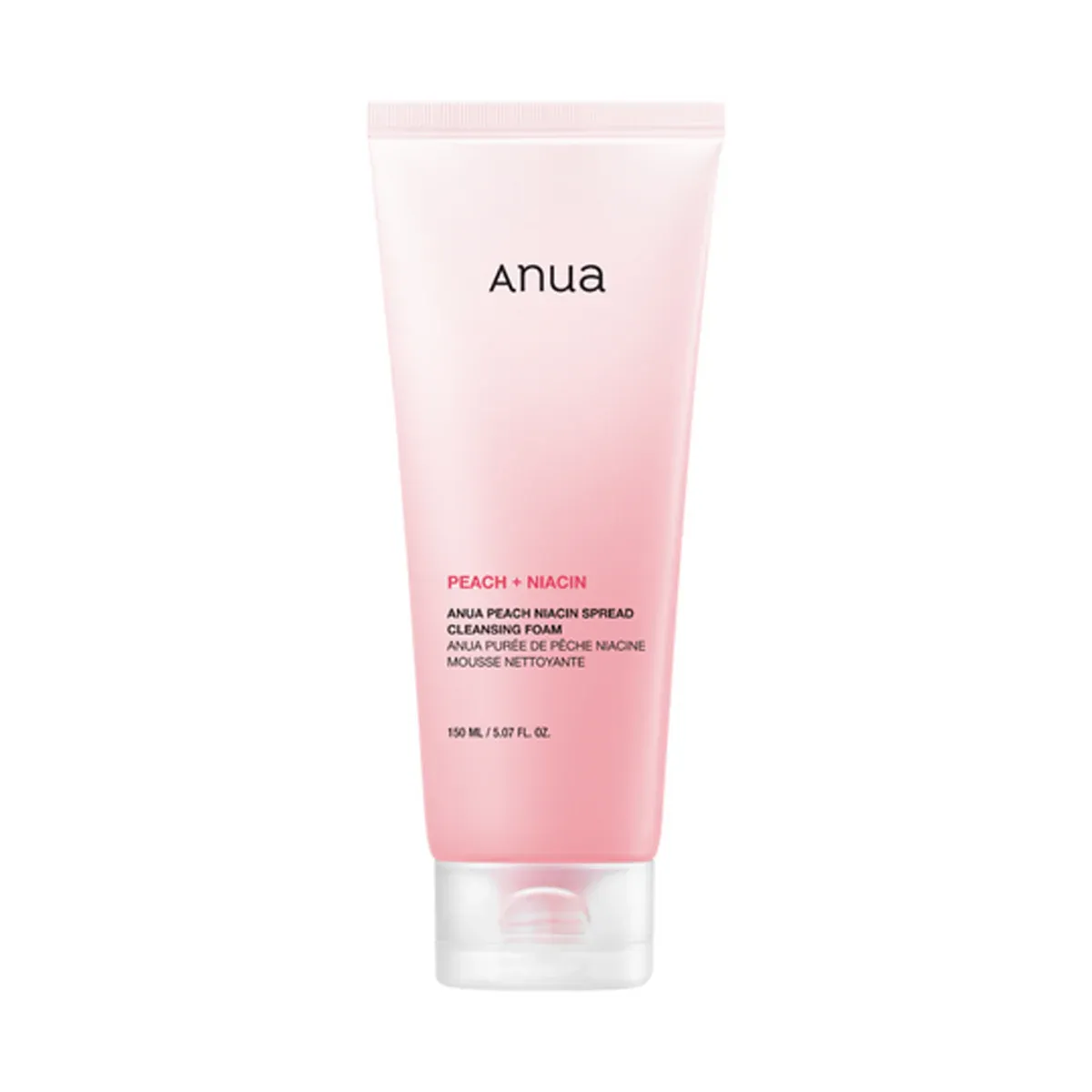Пенка для умывания с ниацинамидом и персиком для ровного тона Anua Peach Niacin Spread Cleansing Foam Пенка для умывания с ниацинамидом и персиком для ровного тона Anua Peach Niacin Spread Cleansing Foam