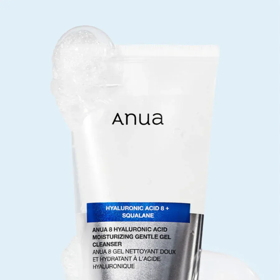 Мягкий гель для умывания с гиалуроновой кислотой Anua 8 Hyaluronic Acid Moisturizing Gentle Gel Cleanser Anua 8 Hyaluronic Acid Moisturizing Gentle Gel Cleanser 2
