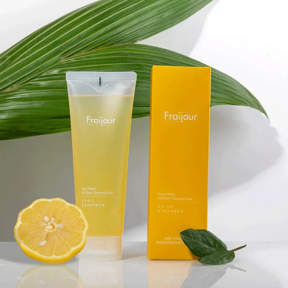Очищающий гель для сияния кожи с юдзу Fraijour Yuzu Honey All Cleansing Foam Fraijour Yuzu Honey All Cleansing Foam 3