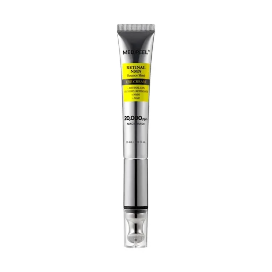 Массажный подтягивающий крем для век с ретиналем и NMN MEDIPEEL Retinal NMN Bounce Shot Eye Cream