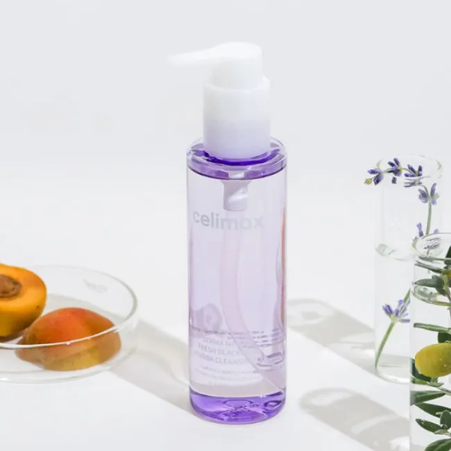 Гидрофильное масло против чёрных точек Celimax Derma Nature Fresh Blackhead Jojoba Cleansing Oil Celimax Derma Nature Fresh Blackhead Jojoba Cleansing Oil 2
