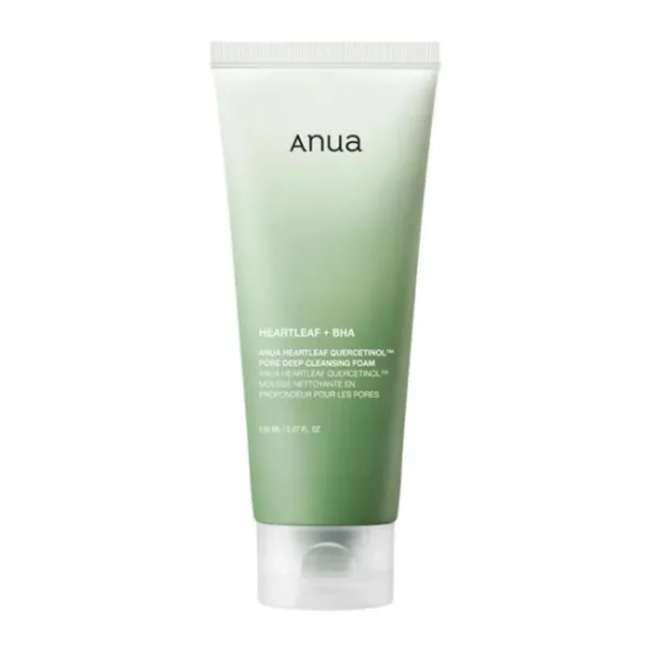 Пенка-скраб с хаутюйнией для очищения пор Anua Heartleaf Quercetinol Pore Deep Cleansing Foam