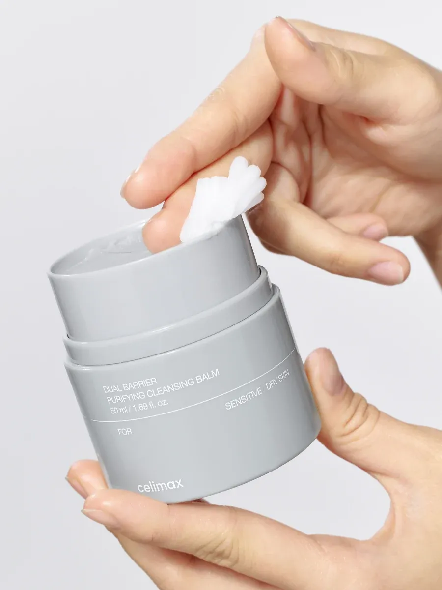 Нежный гидрофильный бальзам-щербет с церамидами Celimax Dual Barrier Purifying Cleansing Balm Celimax Dual Barrier Purifying Cleansing Balm 5