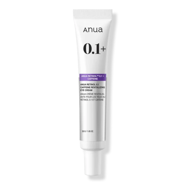 Восстанавливающий крем для век с ретинолом 0,1 и кофеином Anua Retinol 0,1 + Caffeine