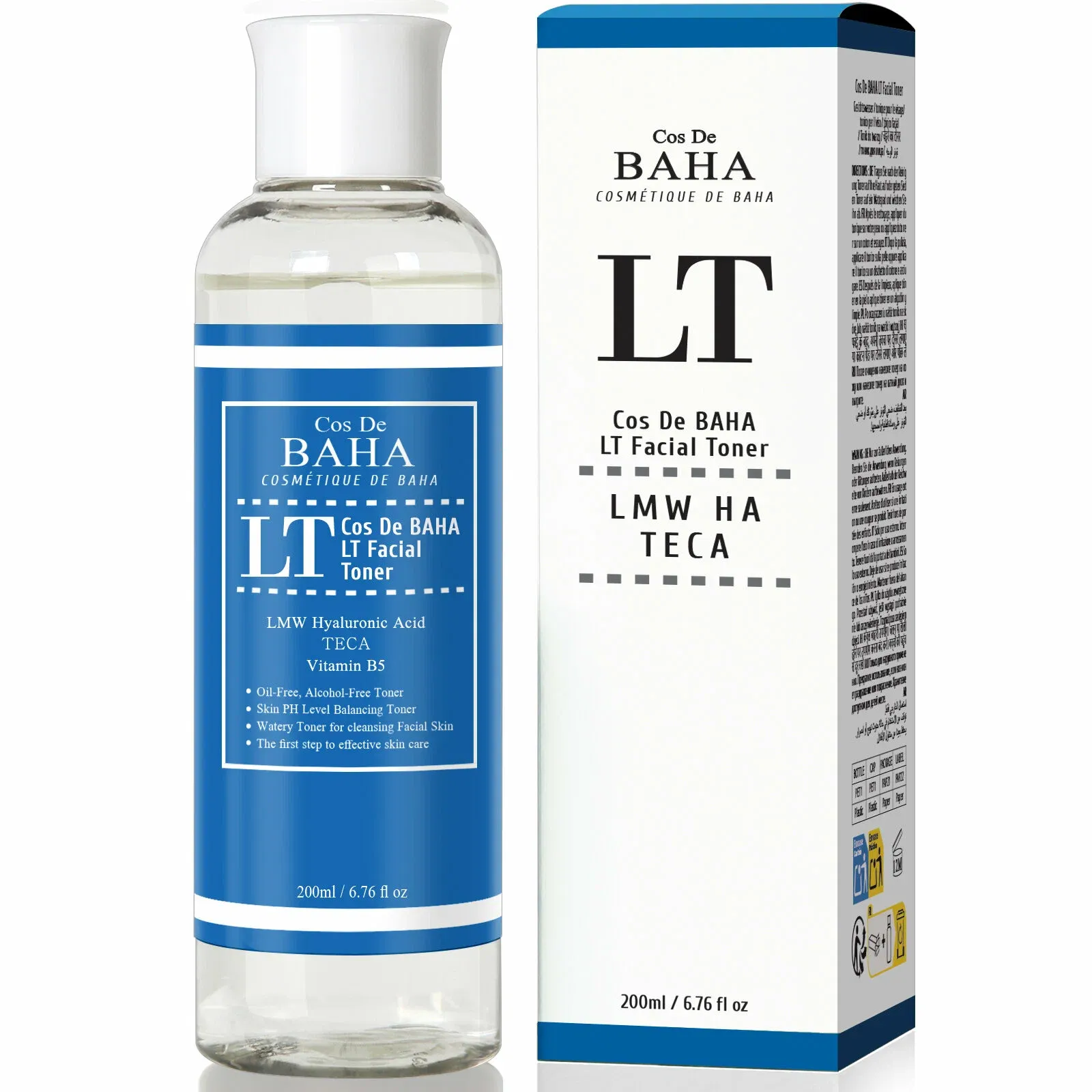 Тонер с низкомолекулярной гиалуроновой кислотой Cos de Baha LT Facial Toner Cos de Baha LT Facial Toner 4