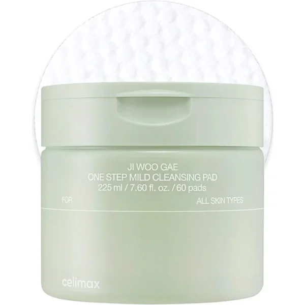 Очищающие пэды для снятия макияжа Celimax Ji Woo Gae One Step Mild Cleansing Pad