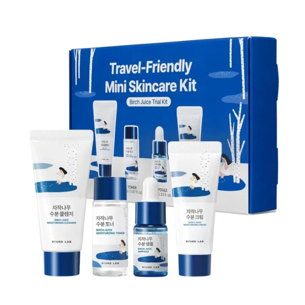 Round Lab Birch Juice Travel Routine Trial Kit
