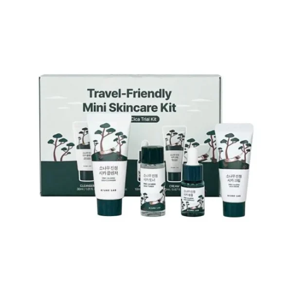Round Lab Pine Calming Cica Travel Routine Trial Kit